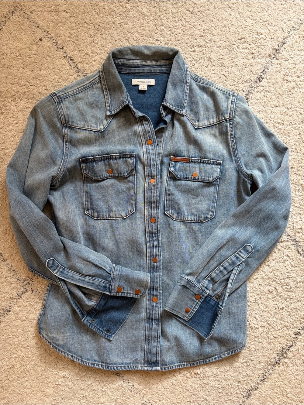 Calvin Klein Jeans Denim Button-Down Shirt